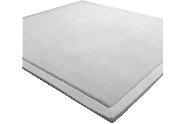 LEHOUR Engrosamiento Coral Terciopelo Alfombra Manta de rastreo para niños Alfombras Suaves de Tatami Antideslizante para niños Enlarge Play Mat (Gris, 150 * 150CM)