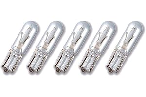 Kummert Business Glühlampe Tacholampe Glassockellampe Signallampe T5 12V 1,2W W2x4.6D 1,2 Watt (5)