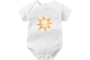 Love Art Lux Newborn Girl Boy Outfits - New Mom Gifts, Baby Bodysuit Organic Cotton Onesie, Newborn Baby Essentials, GOTS Certified, White