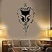 Produktbild WWYJN Buddha Head Face Buddhism Yoga Vinyl Wall Sticker Home Decor Living Room Decal DIY Art Mural Wallpaper Black 43x82 cm