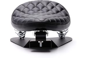 H-YEEU Moto Sella Bobber, Monosella Bobber Con piastra di base staffa a molla Per Sportster Forty-Eight 48 XL883 1200 Chopper personalizzato