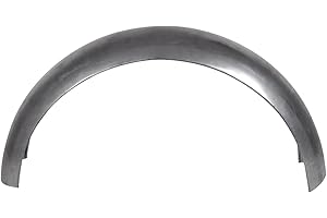 HANSEN STYLING PARTS Universeller Heckfender aus Stahl, oberflächenverzinkt Breite: 150 mm Dicke: 1 mm mit Bördelung