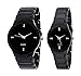 AK Iik Analogue Black Dial Unisex Watch- WAT-IIK-BLK COUPLE-a RS.379.00
