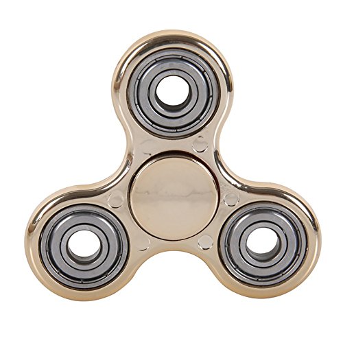 Kingko Hand Spinner Tri Fidget Ball Desk Toy EDC Stocking Stuffer Kids Adult Trendy Fingertip Decompression Gyro (Gold) Kingko Hand Spinner Tri Fidget Ball Desk Toy EDC Stocking Stuffer Kids Adult Trendy Fingertip Decompression Gyro (Gold)