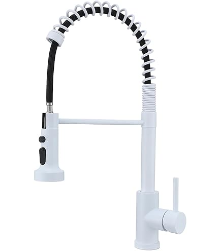 Pull-out Kitchen Tap With 2 Jets 360° Swivel Kitchen Mixer Tap With 2 Cold Hot Spray Modes Available Gold 86263993 - View #5