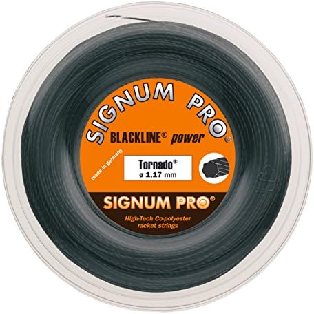 Signum Pro Tornado Reel tennis String-Black