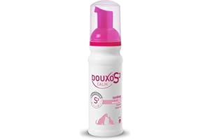 DOUXO S3 CALM Mousse – Soothing Leave-On Mousse for Dogs & Cats, Helps Relieve Itchy, Irritated Skin, Hypoallergenic & Fragrance-Free, Ideal for Sensitive Pets – 150ml
