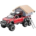 Invite Enterprise 1:24 Scale Die-Cast Raptor Camping【Large】 with 6 Openable Doors,Pull Back Action, Working Lights,Movable Front Wheels & Working Horn【 Multicolor 】