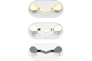 GTYHH 3-częściowy magnetyczny klips na okulary, przenośny klips na okulary, narzędzie do mocowania okularów, kreatywny klips do okularów, uchwyt na karty identyfikacyjne