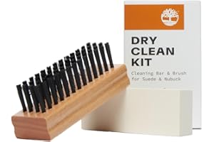 Timberland Dry Cleaning Kit – Trockenreinigungs-Set für Wildleder & Nubuk | Schmutzradierer + Reinigungsbürste | Sanfte Pflege für Schuhe & Boots
