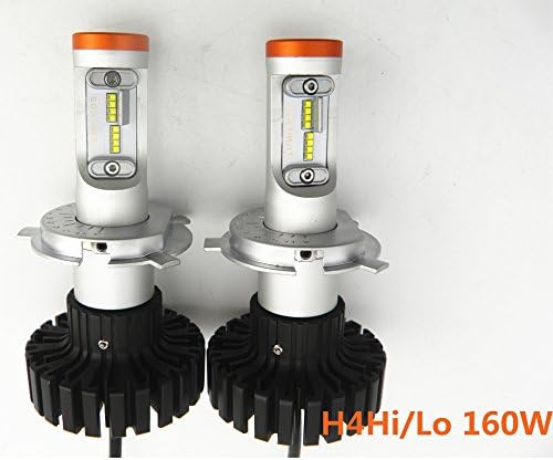 6000Lm H4 9003 HB2 LED Headlight Conversion Kit Hi-Lo Beams 6000K Cool White 160W High Power -（One set)
