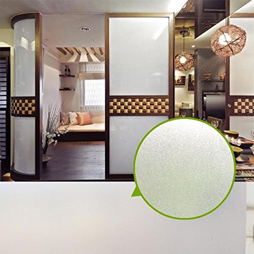 Yahee Milchglasfolie Sichtschutzfolie Fensterfolie Milchglas Folie 300 cm x 60 cm (1 Stück) - 7