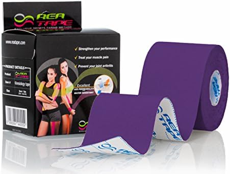 REA TAPE CLASSIC Kinesiology Tape ●HASSLE FREE MANUAL - NO NEED TO SIGN, NO NEED TO DOWNLOAD supplied with every tape ●Blue, Black, Beige, Pink, Green, Orange, Purple, Red, Yellow, White ●Best on the Market Premium Quality JAPANESE GLUE ●100% LATEX FREE ●FDA & CE Approved ●Highest Durability - UP TO 8 DAYS WEAR ●Genuine Product Reviews© 2014
