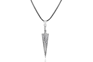 GAUEIOUR Anime Hollow Knight Pure Nail Sword Bone Nail Pendant Necklace Trendy Geometry Rope Choker Necklace Alloy Jewelry Gifts for Men Women