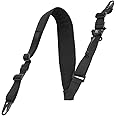 KRYDEX 1 Point / 2 Point Tactical Gun Sling Padded Combat Shooting Sling with Metal Hooks for Rifle, Airsoft, Shotgun