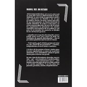 Madrid 1921: Un dietario