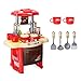 Produktbild Upxiang 22 stücke Küche Kochen Rollen Rollenspiel Kinder Puzzle Home Kochen Küche Spiel Herd Set Licht Sound Spielzeug kinder Küche Set Geschenk