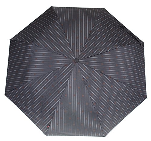 Preisvergleich Produktbild Knirps Duomatic Light 89-866 Regenschirm schwarz gestreift