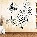 Produktbild limicry Cute Butterfly Art Sticker Waterproof Wall Stickers for Living Room Kids Room Wall Decoration Murals M 30cm X 32cm