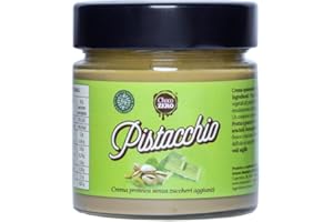Choco Zero – Crema Proteica Pistacchio Crema Spalmabile Senza Zuccheri Aggiunti, Senza Glutine, Senza Lattosio, Vegano Vasetto da 200 g