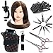 26 Inches 80% Hair Hairdressing Equipment Styling Training Head With Barber Tools