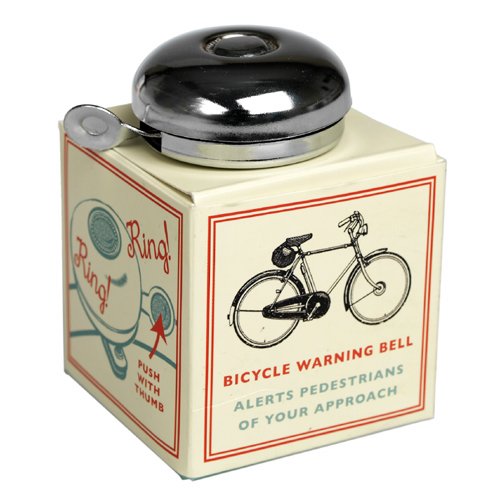 Classic Chrome Bicycle Bell. Let everyone know you're coming through - just like you did back in your school days - with this traditional style bike bell.