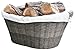 Price comparison product image HABAU 2679 Polyethylene Wood Basket Metal Frame