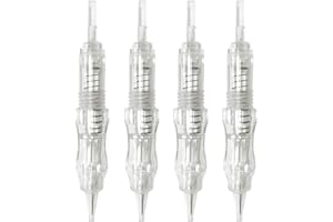 TATELF 10 PCS 3RS Tattoo Permanent Makeup Pen Cartridge Needles Machine Needles for Eyebrow lip Dense hair Shading Tattoo supplies