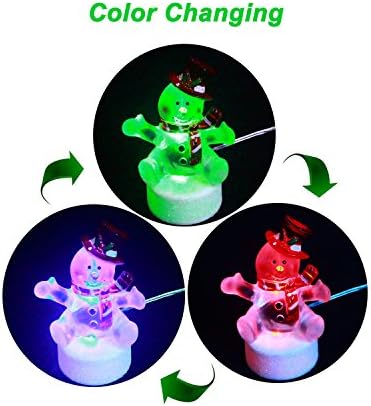 ONIVIB USB Powered LED Mini Color Changing Christmas Snowman Light(Sitting Pose)