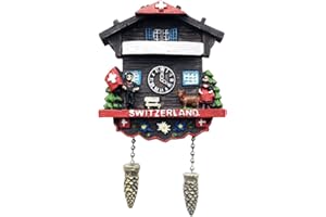 MUYU MAGNET Cuckoo Clock Switzerland 3D Fridge Magnet Tourist Souvenir Gift Home & Kitchen Decoration Magnetic sticker Switzerland Refrigerator Magnet Collection