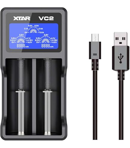Caricabatterie Universale Nitecore UM4 – 4 Slot, Ricarica Rapida USB, Per Li-Ion, Ni-MH E LiFePO4 - 3