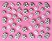White and Gold Flower (Daisy) Adhesive Nail Stickers Art