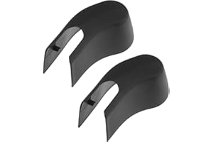 SG Store 2 Cubiertas de Tuerca de Brazo de limpiaparabrisas Trasero 61627161030 compatibles con BMW X3 F25 2011-2016 X5 E70 2007-2013, Tapa de Tuerca de limpiaparabrisas Trasero, Color Negro