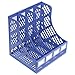 Produktbild KING DO WAY 4 Unterabschnitte Ablagesystem Stehsammler Stehordner Organizer fuer Schreibtisch Blau
