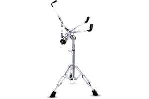 LIEBEWH Supporto per Rullante 15,7-21,7 Pollici Treppiede per Tamburo in Acciaio Al Carbonio Regolabile in Altezza per Tamburo Etereo Dumb Drum Rullante
