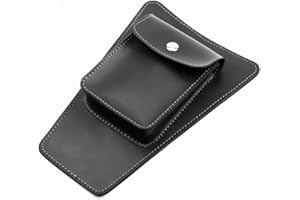 AugustknowU Motorradzubehör Tanktasche, kratzfestes PU-Leder zum Schutz (Schwarz)