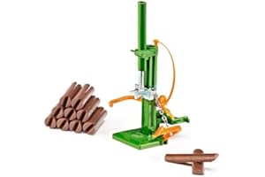 siku 2468, Fendeuse à Bois, 1:32, Métal/plastique, Vert, 10 troncs d'arbre en plastique inclus