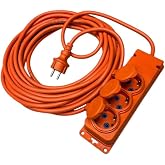 3&rsquo;l&uuml; Uzatma Kablosu &ndash; 20 Metre, 3x2,5mm Kablo Kesiti, IP44 Su Sı&ccedil;rama Koruması, Seyyar Prizli, Dış Mekan ve İ&ccedil; Mekan Kullanım