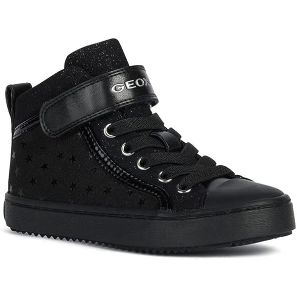Geox Sneakers Meisjes Geox J Skylin Sneakers Voor Meisjes – Wit Multicolor, Met Lichtjes In De Zool, Maat 24 EU Frozen Thema Glitter Schoen