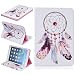 Produktbild Roreikes Apple iPad mini 1 / 2 / 3 Hülle, Blumenmuster Muster TPU Leder Flip Magnetverschluss Wallet Kreditkarte ID Card Slots Magnetic TPU Leder Beschützer Tasche Hülle Etui Schale mit Standfunktion Weich TPU Innere Hülle Case leder Flip Beschützer Haut Schutzfolie Case für Apple iPad mini / iPad mini 2 / iPad mini 3