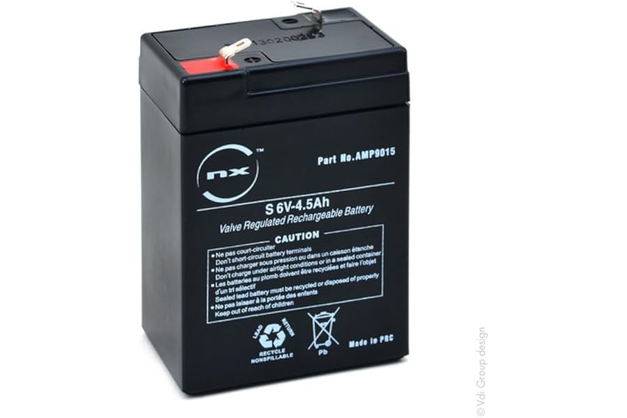 NX - Sealed lead acid battery NX 4.5-6 General Purpose 6V 4.5Ah F4.8