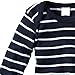Wellyou Baby Bodysuit Long-Sleeved Navy White Stripes, Set Of 2 Size 50cm, 0-1 Months
