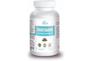 Natural Oasis Shatavari Root 120 Vegetarian Capsules 1000mg | Vegan Friendly | Pure & Natural | Lab Tested | Women's Health, Hormonal Balance, Female Tonic