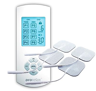 Prorelax prorelax Duo Comfort TENS+EMS - Thérapie naturelle pour la douleur chronique et la construction musculaire