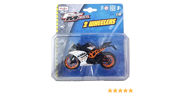 Maisto Metal 1/18 Fresh KTM RC, White 