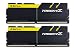 Produktbild G. Skill F4–3200 C14d-32gtzky 32 GB DDR4 Trident Z 3200 MHz PC4–25600 CL14 Dual Channel Kit – Schwarz/Gelb