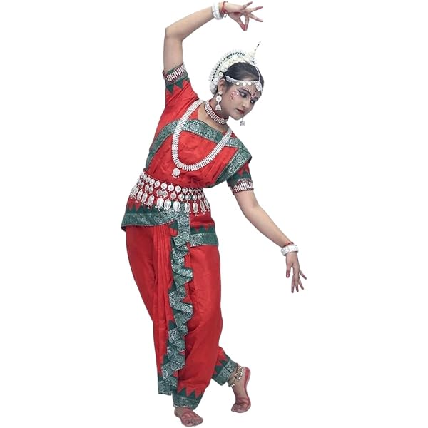 Kkalakriti Odissi Classical Dance Pink Color Professional Costume