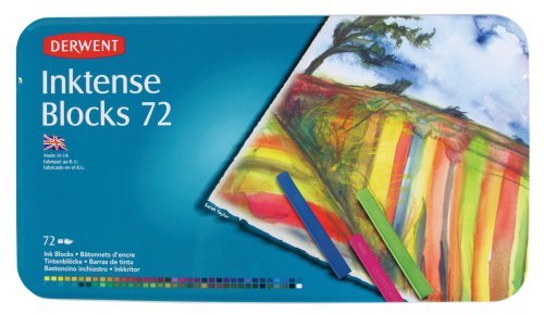 spécifications Derwent Inktense Bâtonnets d'Encre (Lot de 72)