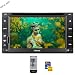 Produktbild RDS EinCar Universal-6.2 Zoll Touch Screen Kapazitiv-Bildschirm Autoradio-Stereoanlage DVD-Player Stereo Multi Touch GPS bereit Sat vw NAVI mit Bluetooth-Disc ipod Head Unit USB SD MIC Subwoofer Fernbedienung UKW / MW Montagewinkel HD Video Multi-Media-USB / SD Auto