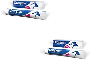Ecuphar Orozyme Gel dentale | Confezione Doppia | 2 x 70 g | Gel dentale per cani e gatti | Per la cura quotidiana dei denti | Contro la placca, l'alitosi e il tartaro